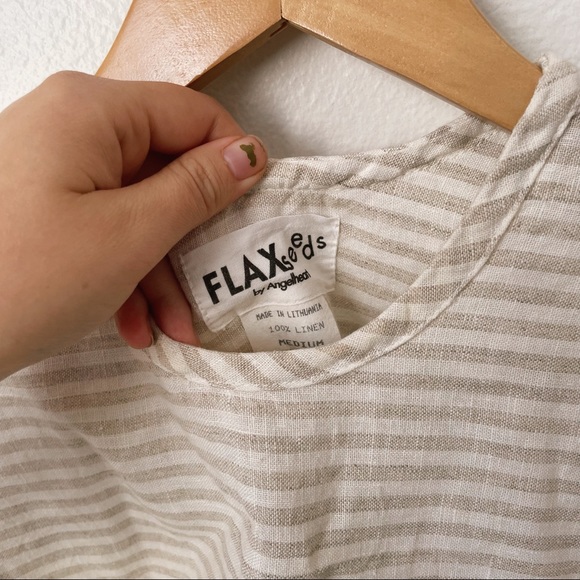 FLAXseeds by Anglehart Linen Tee - Picture 2 of 5